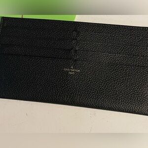 Louis Vuitton Textured Black Felicie Insert Card Holder